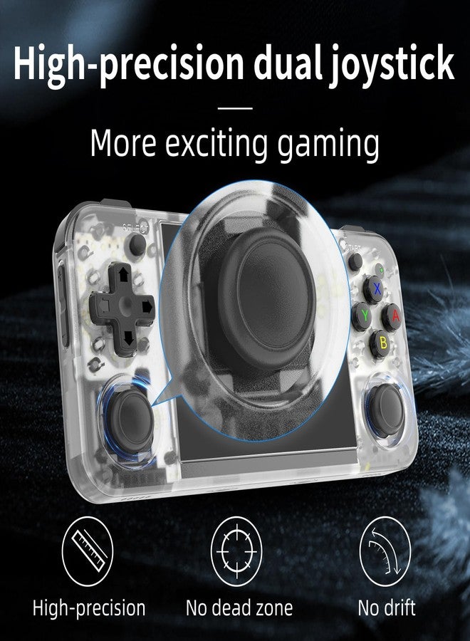 Aivuidbs RG35XX H Linux Retro Handheld Game Console 35xx H with a 64G Card Pre-Loaded 5570 Games,RG35XXH 3.5'' IPS Screen Supports 5G WiFi Bluetooth HDMI and TV Output - Image 3